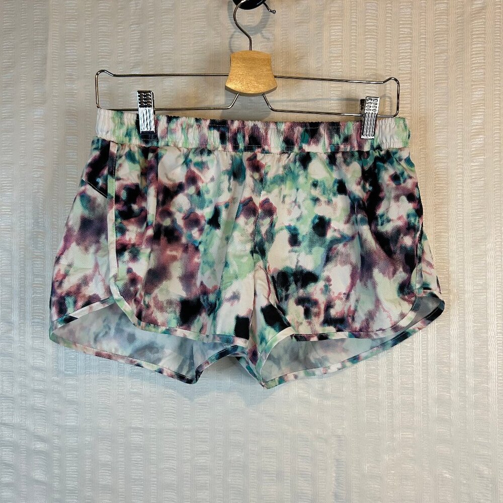 Multicolor Go-Dry Workout Shorts Womens Sz S